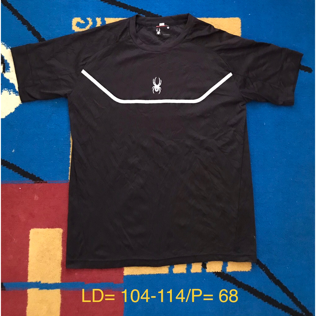 kaos olah raga spyder second