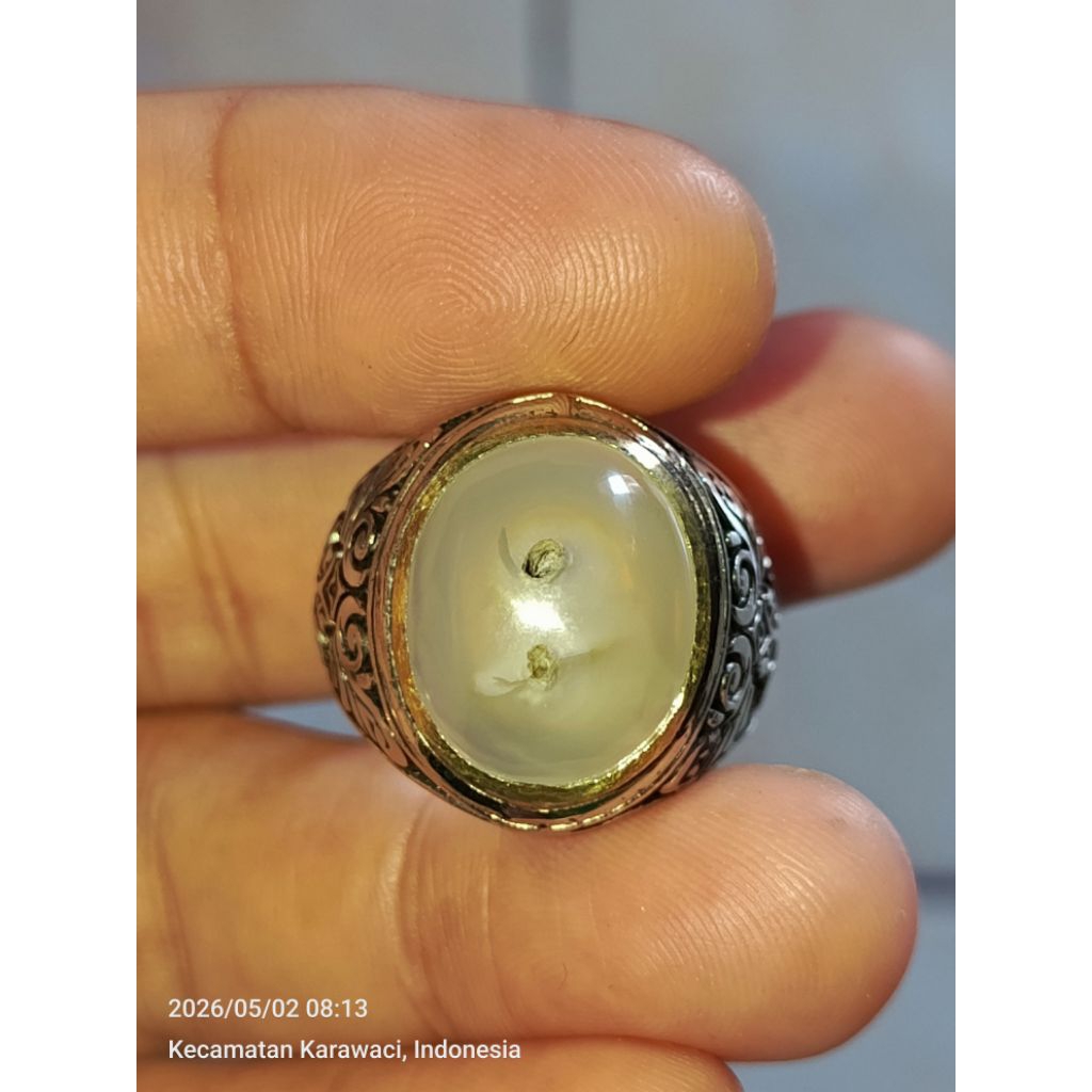 Akik Anggur Combong & Sumur Bandung Kristal Unik