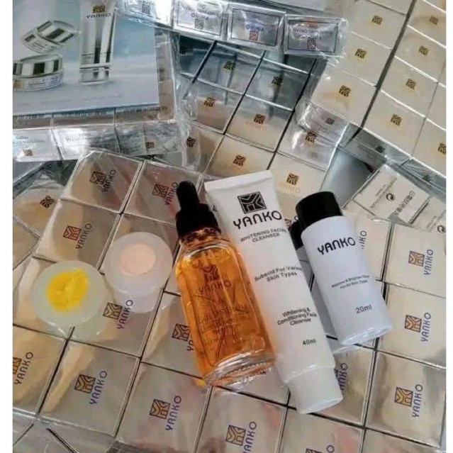 Cream Yanko Platinum day nigt sabun toner serum