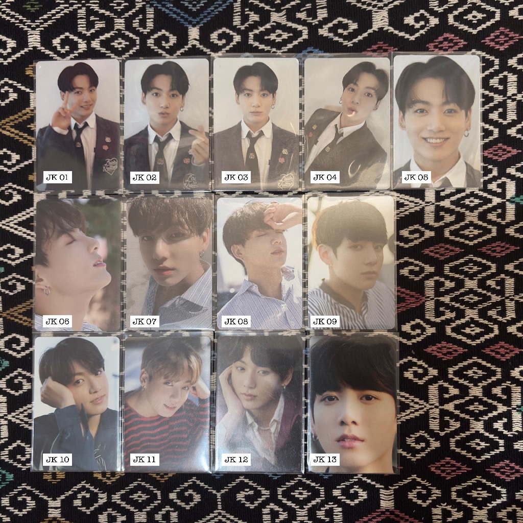 OFFICIAL PHOTOCARD PC BTS JK  - PC DICON 101 JK SATUAN