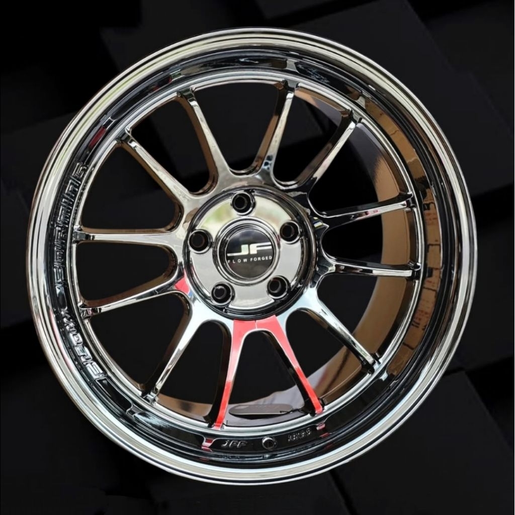 velg BUZZ BLACK CHROME r18 lebar 9,5 pcd 5x114,3 velg mobil ring 18 pnp mobil r18 reborn venturer ze