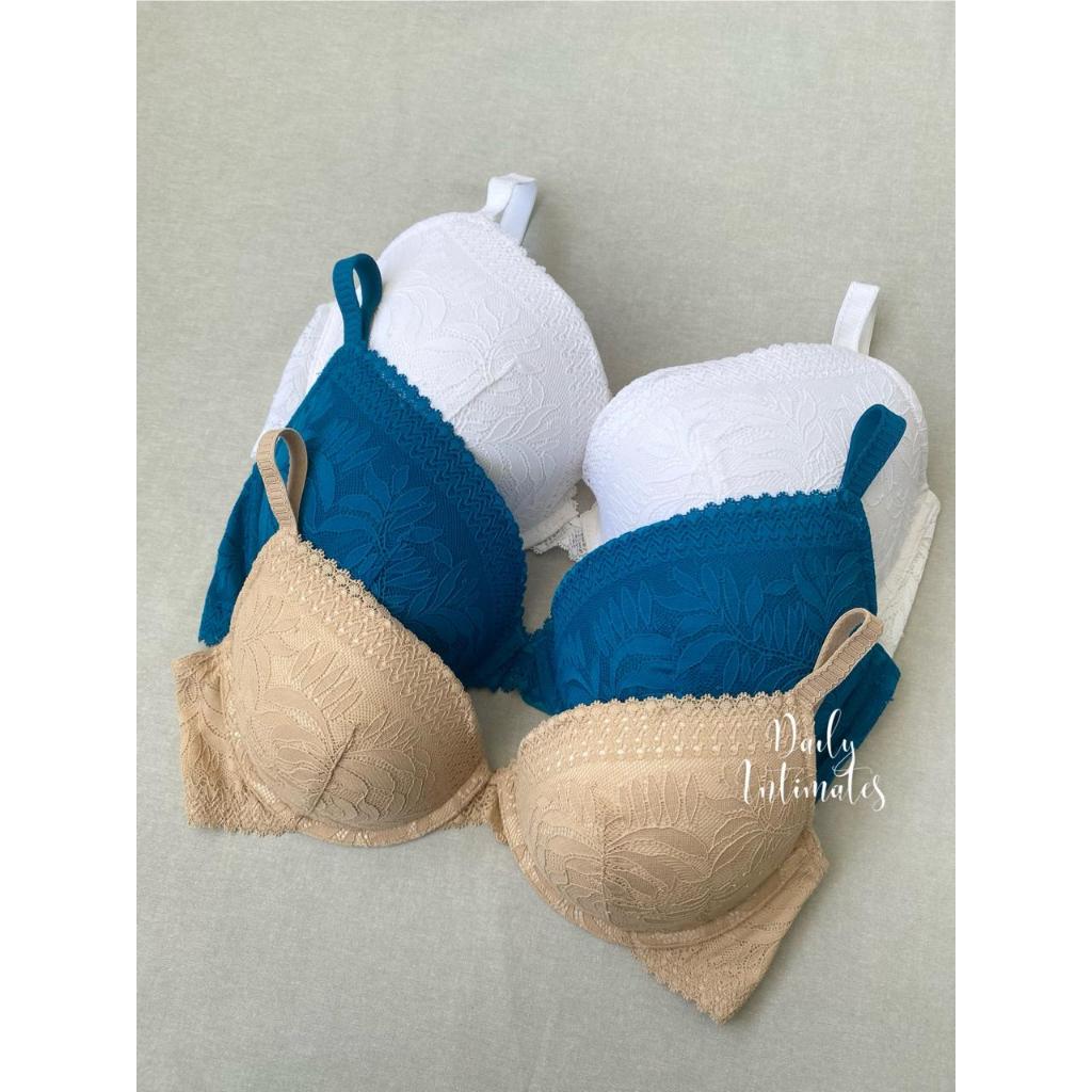Bra Lace Wired Full Cup - Bra Kawat Renda Brukat - Busa Tebal