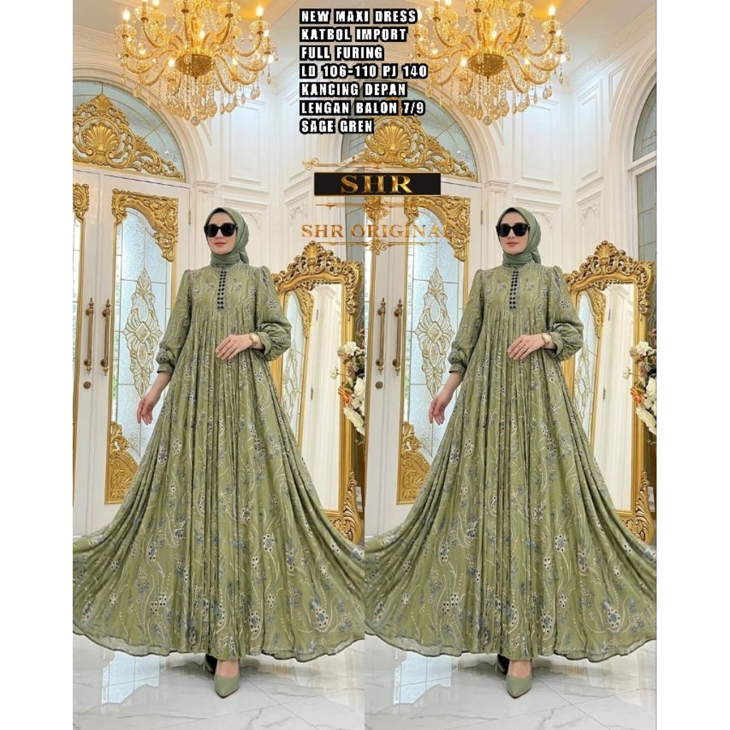 SHR MAXI DRESS GAMIS SHR KATBOL