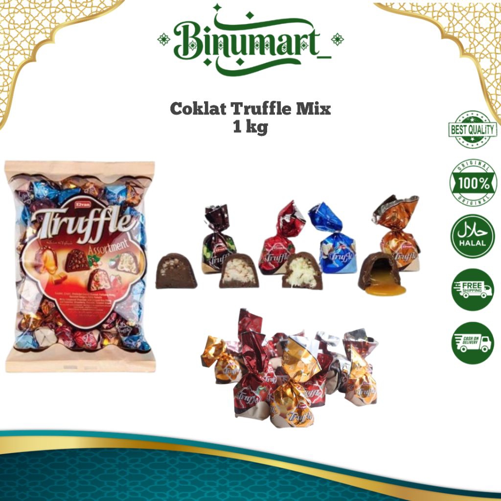 Coklat Truffle Mix 1 kg/coklat truffle
