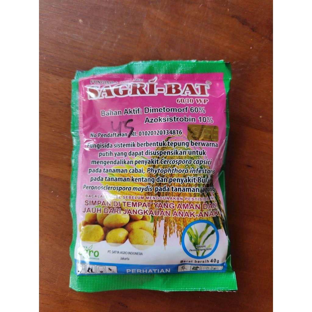 Fungisida Sistemik SAGRI-BAT 40gr - Efektif, Praktis, Ekonomis