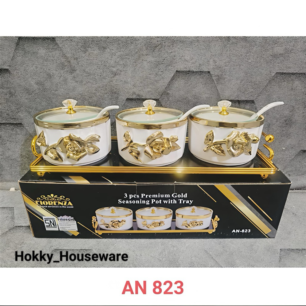 wadah bumbu/tempat bumbu keramik fiorenza AN823