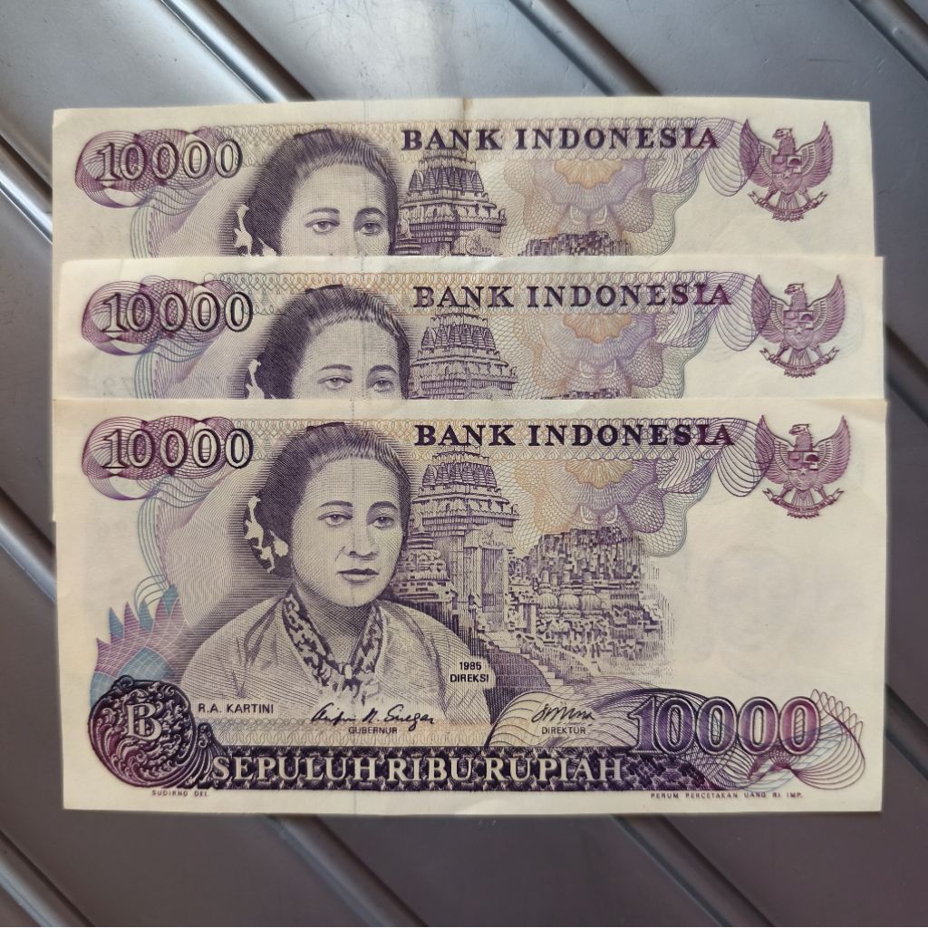 10 Ribu Kartini thn 80 an kondisi semi gres asli original