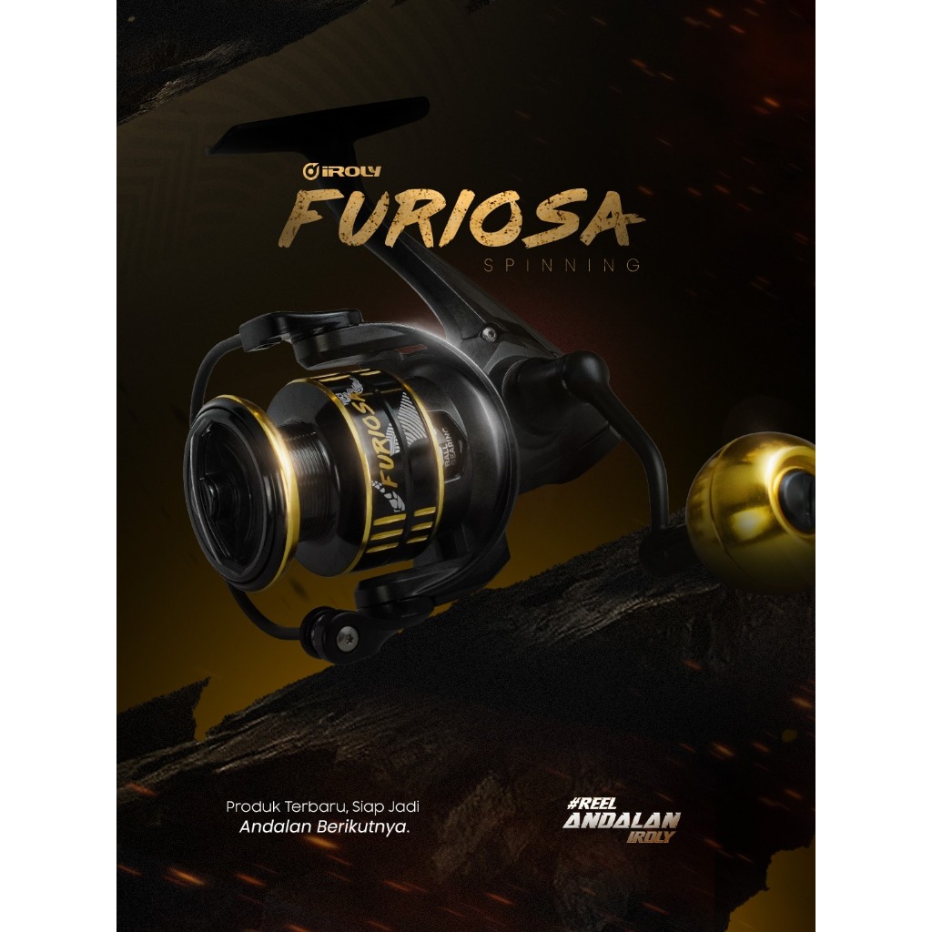 Reel Iroly Furiosa Carbon Body Spinning Reel Power Handle
