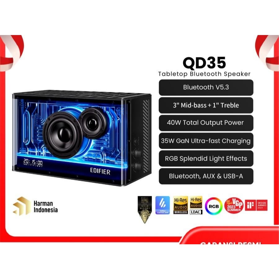 EDIFIER QD35 Tabletop Bluetooth Speaker
