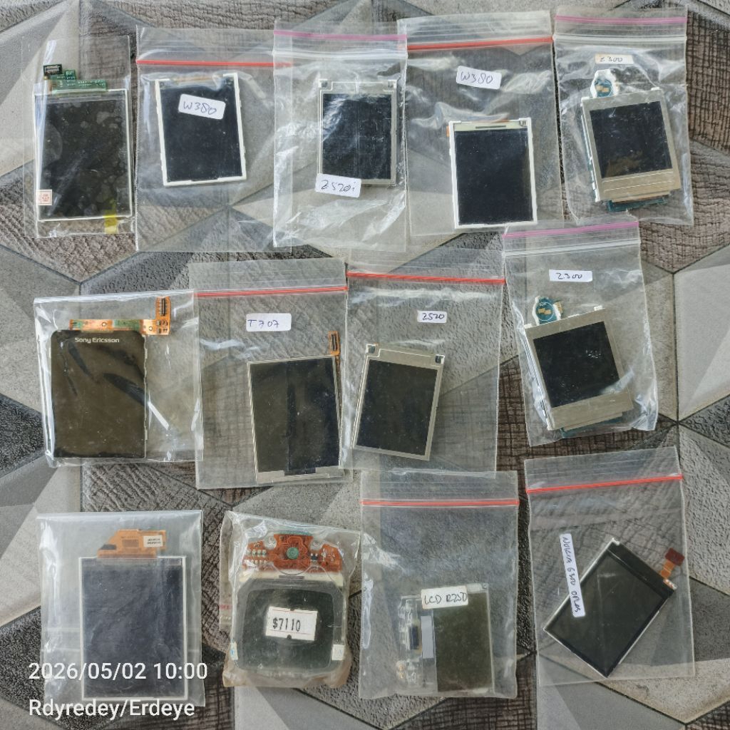 Sparepart LCD hp Jadul Sony Ericsson