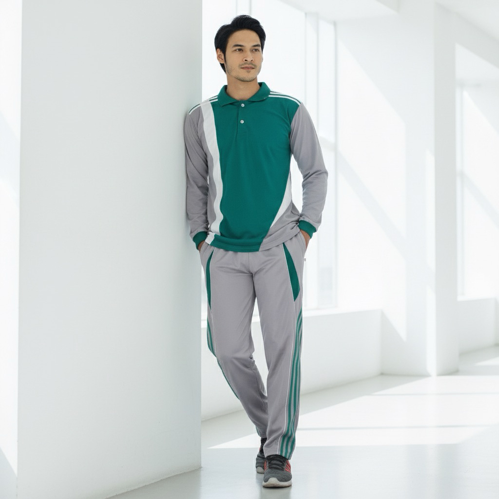 Setelan baju Olahraga Senam Pria / Wanita Terbaru / Seragam Baju Olahraga Senam