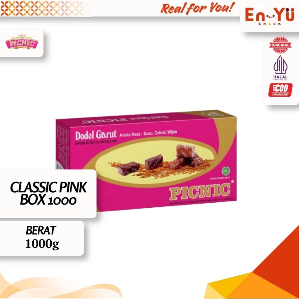 Dodol Garut Asli PICNIC 1000g Original