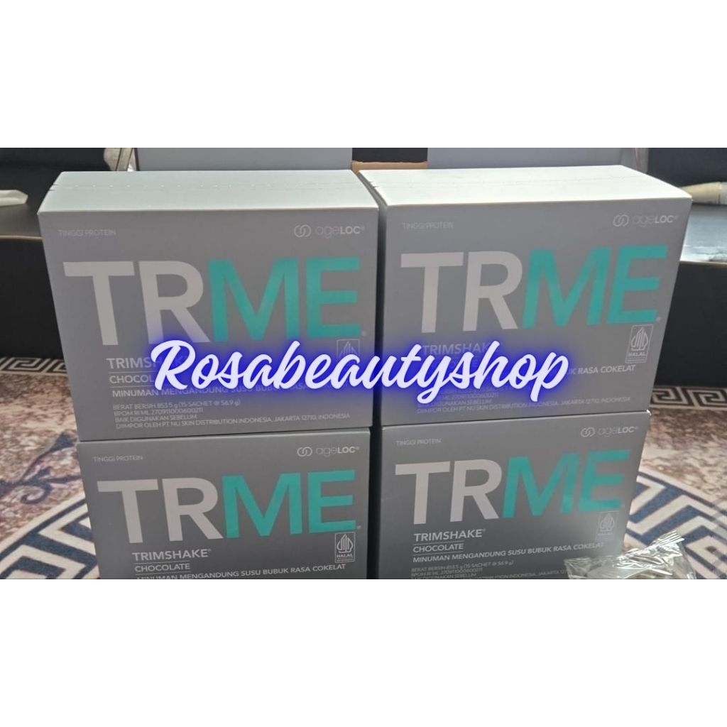 NuSkin® TRME Trimshake® Susu Pengganti Makan - Rasa Vanilla,Mocha, Coklat Trimshake® Milkshake Pengg