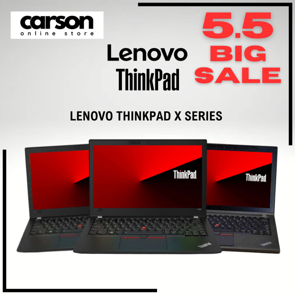 Laptop Lenovo Thinkpad X Series X240 X250 X260 X270 X280 Core i3 / i5 / i7 Original Murah Bergaransi