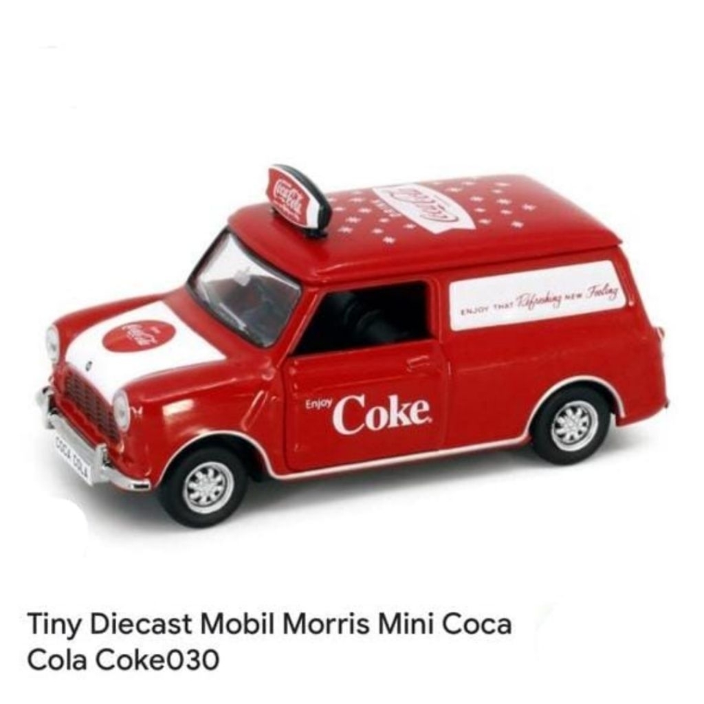 Tiny Diecast Mobil Morris Mini Coca Cola Coke030