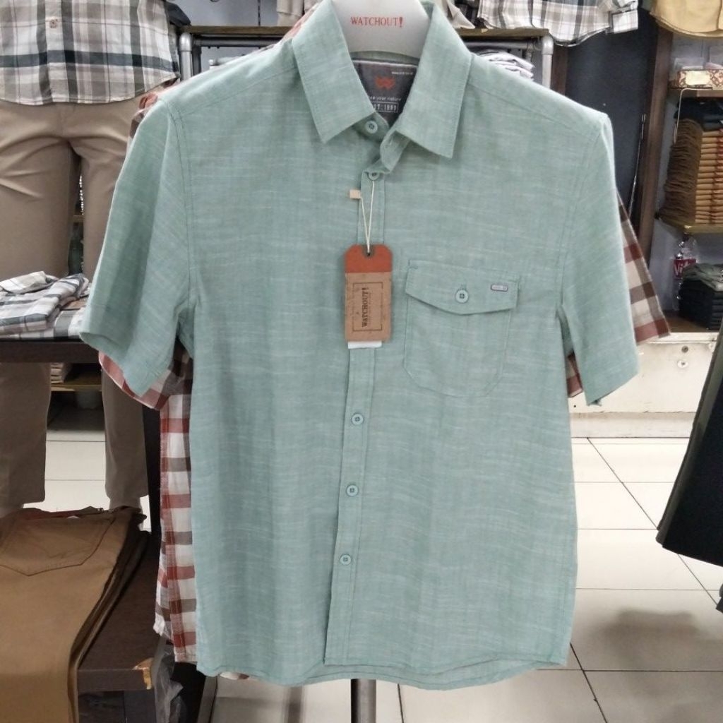 watchout kemeja pria 100% asli 100% ori