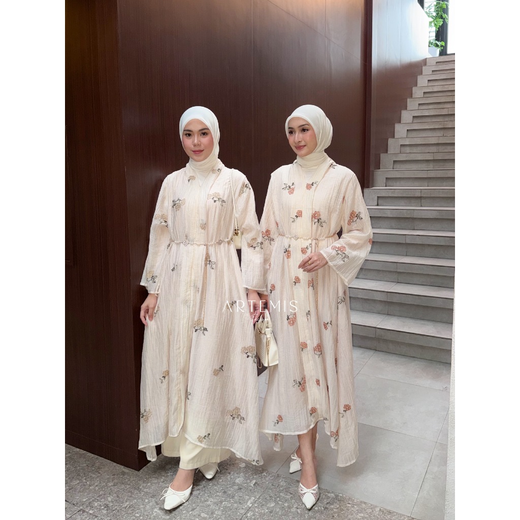 ARTEMIS FASHION x VAIRA OUTFIT - FLORYN - AGATHA  MIDI DRESS