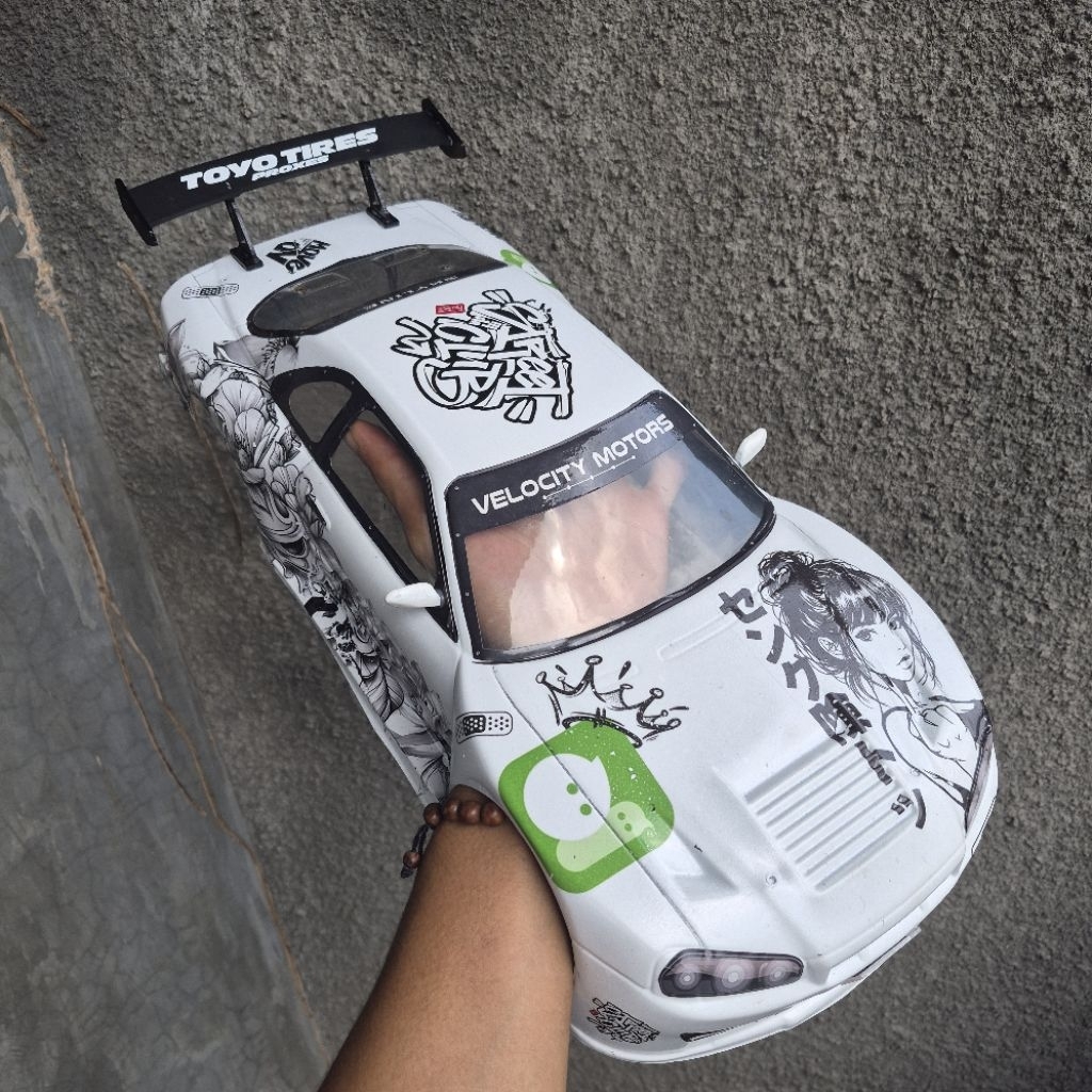 soft body rc bekas nissan skyline R34