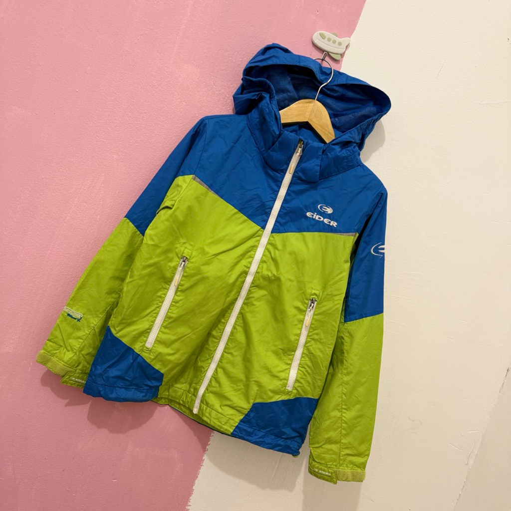 jaket outdoor hoodie anak eider 130 6-8th