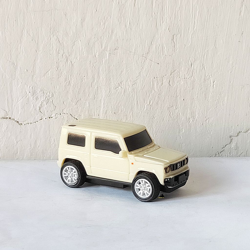 AOSHIMA GASHAPON SUZUKI JIMNY WHITE CREAM LOOSE