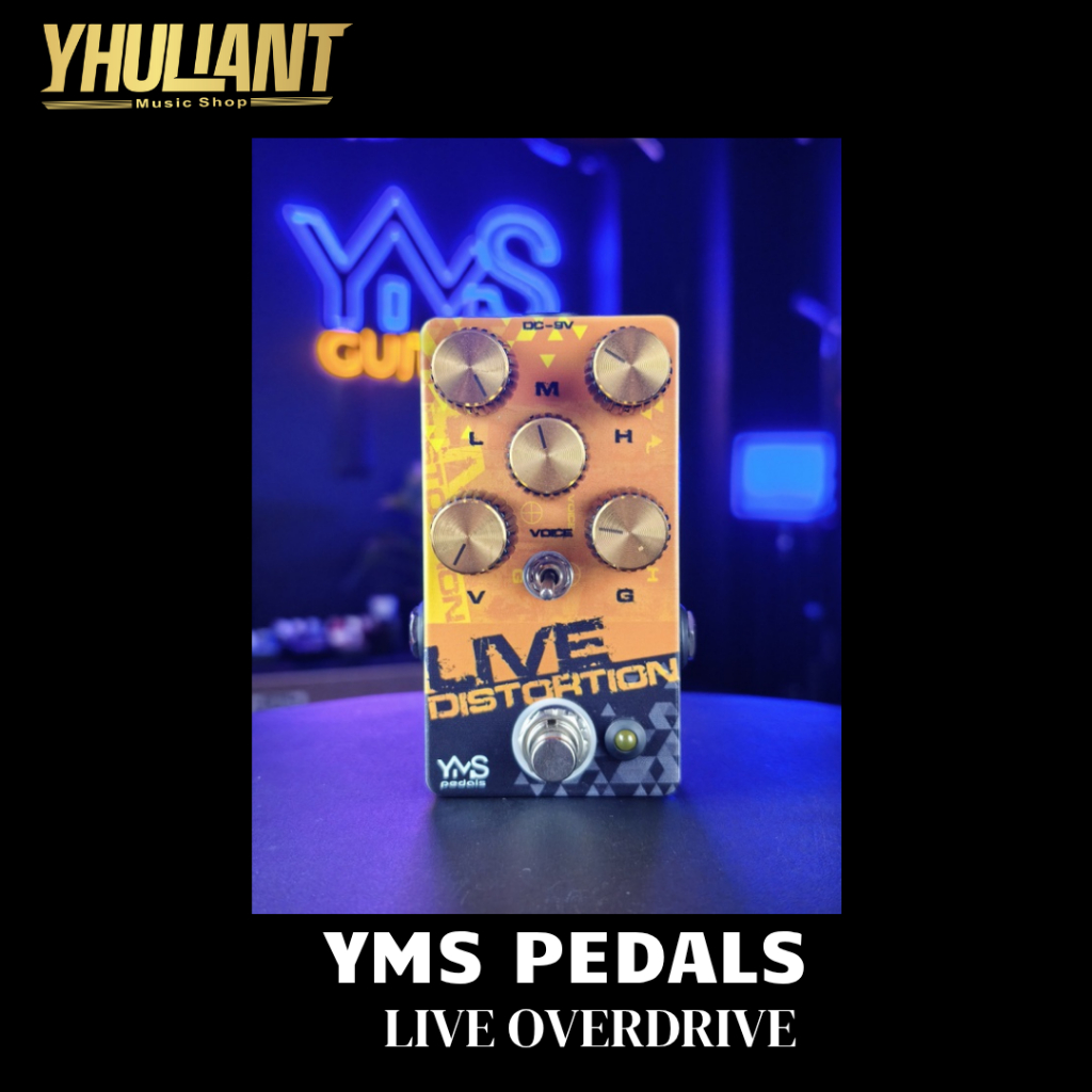 YMS Pedal Live Distortion  Guitar Pedal Effect original Made in Indonesia