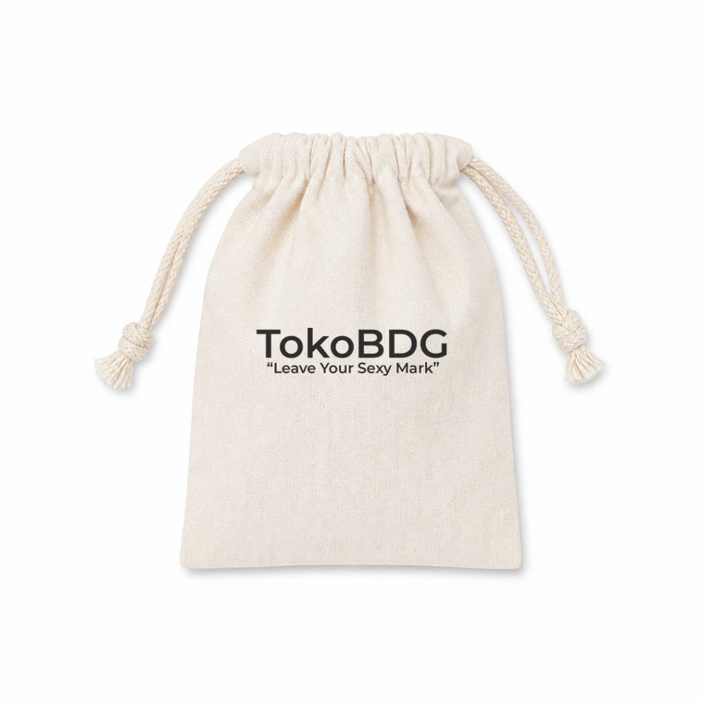 TokoBDG Pouch Parfum - Pouch Kosmetik - Pouch Serut - Pouch Putih