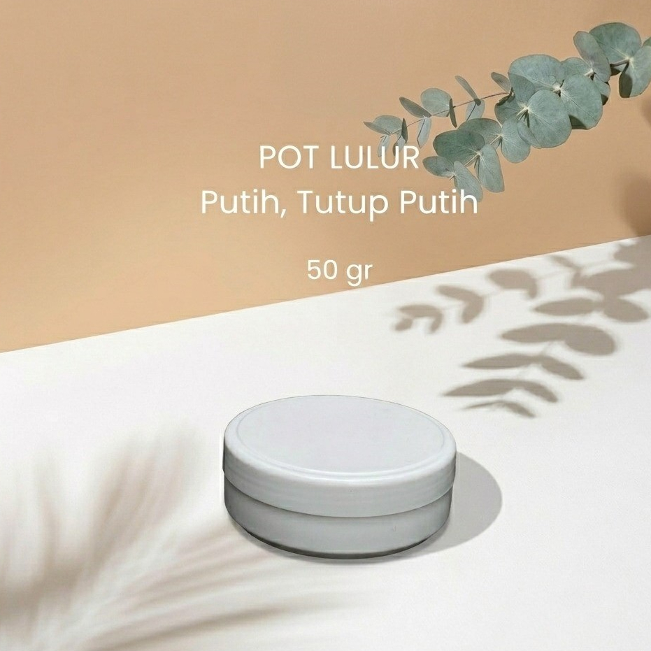 PUTIH 50gr Pot Lulur | Pot Pomade 50gr