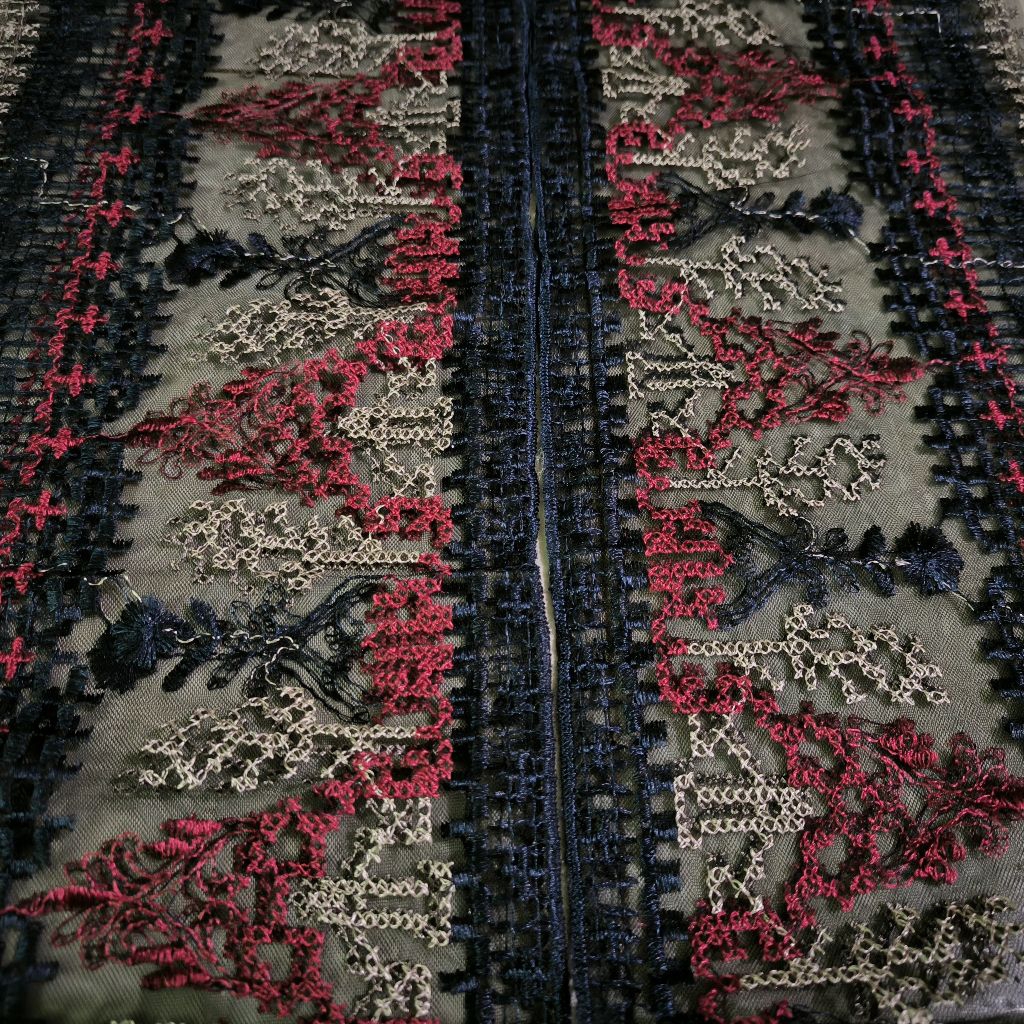 Renda Pinggiran Lebar Untuk Sambungan Baju, Renda Bordir, Renda Tile Lebar