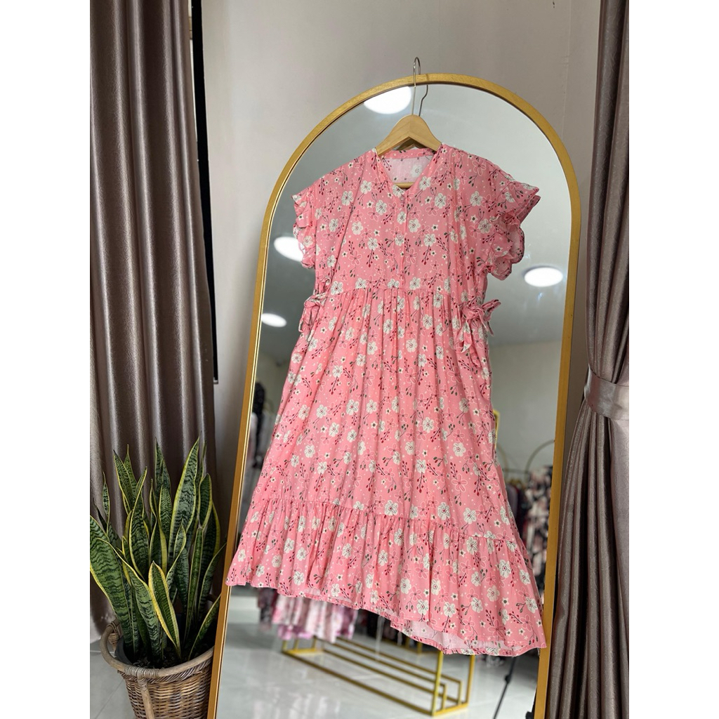 DRESS NAGITA DASTER RAYON JUMBO BUSUI GROSIR DASTER RAYON JEMBER