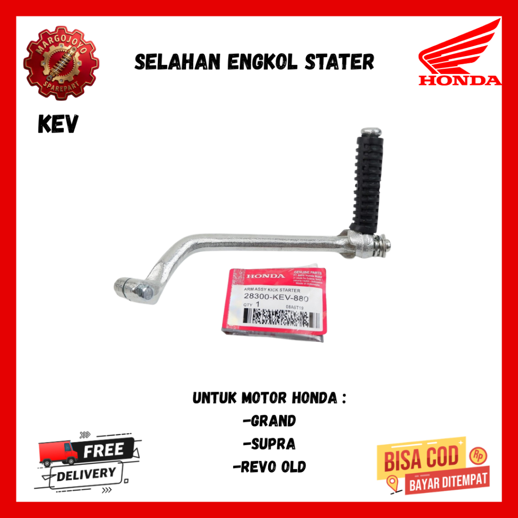 Selahan Engkol Stater Motor Honda Supra , Grand & Revo - KEV