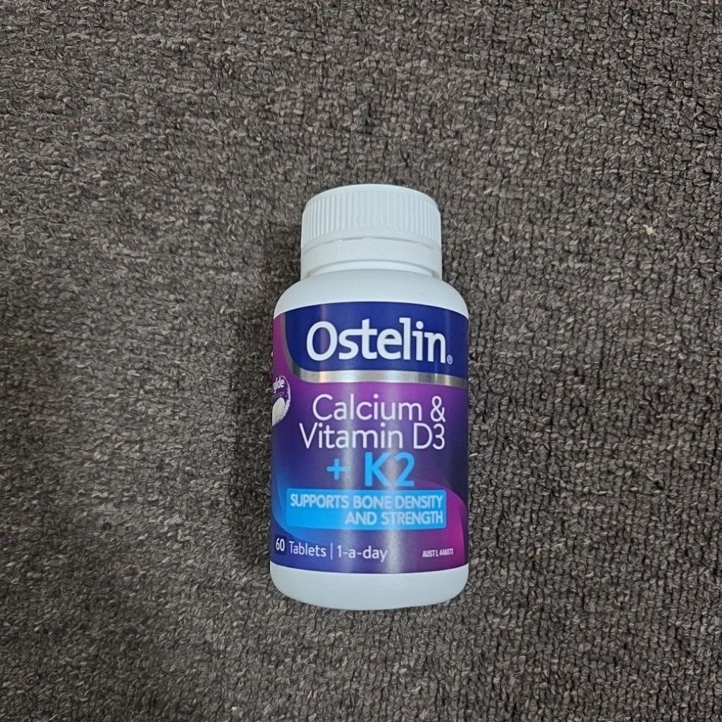 Ostelin Calcium & Vit D3 + K2 60 caps (READY Handcarry Aussie)