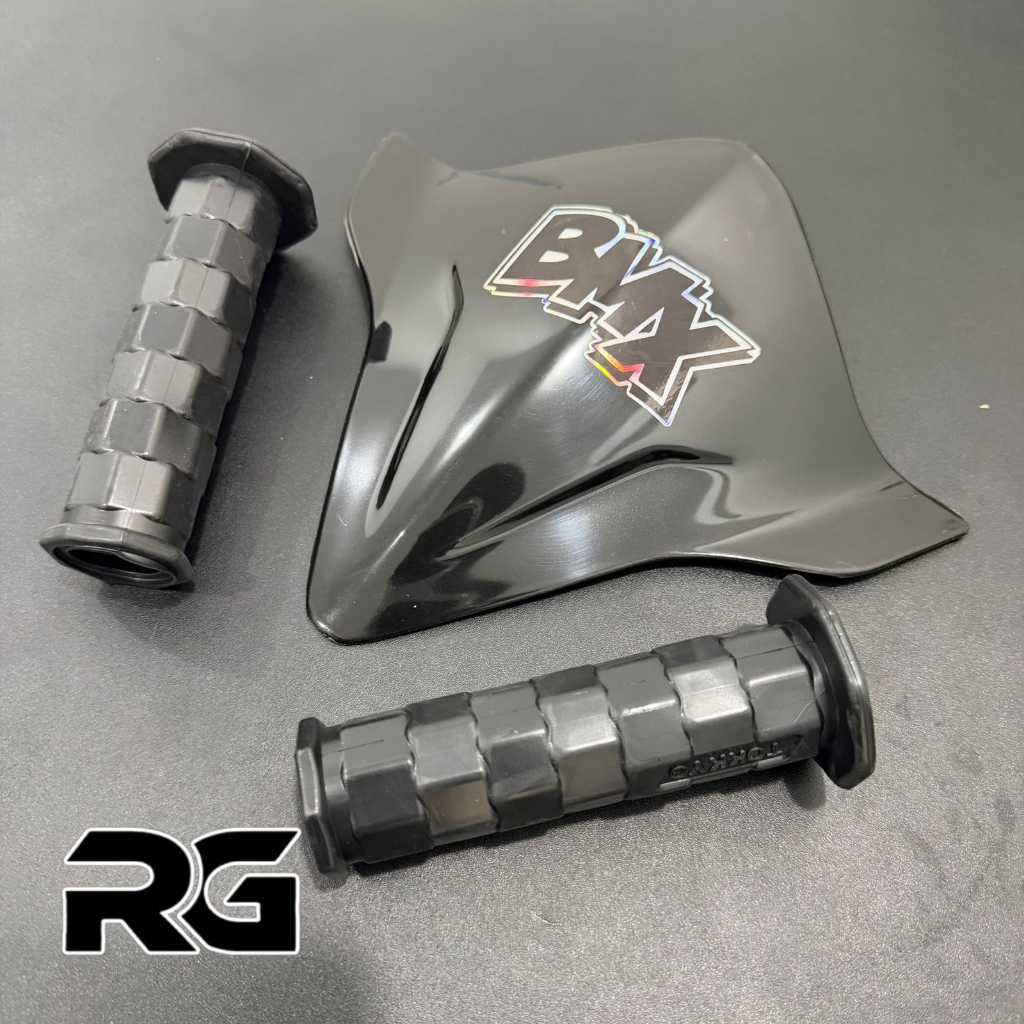 PANCA MOTOR PAKET VISOR SEPEDA BMX+STIKER HOLOGRAM BMX+HANDGRIP SPESIAL