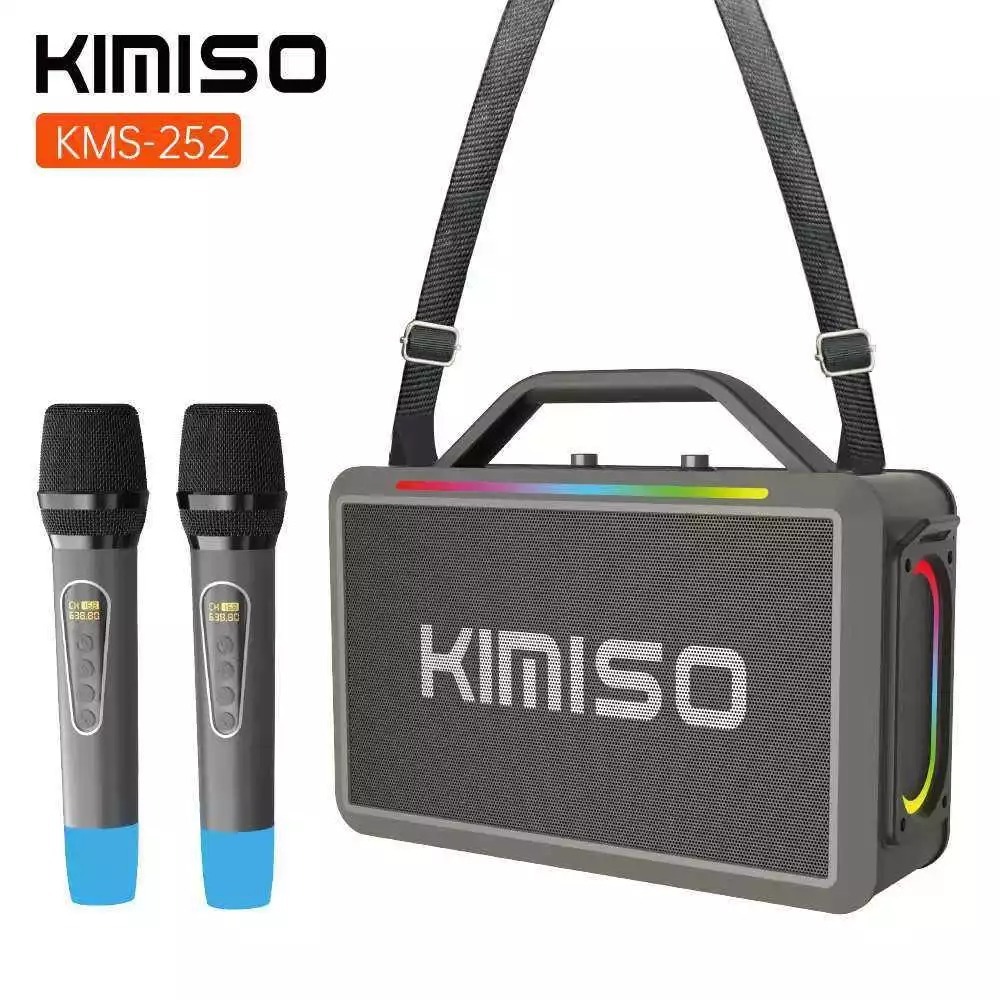 Speaker Bluetooth KIMISO KMS-252 With Dual MIC / Speaker Karaoke SuperBass KIMISO