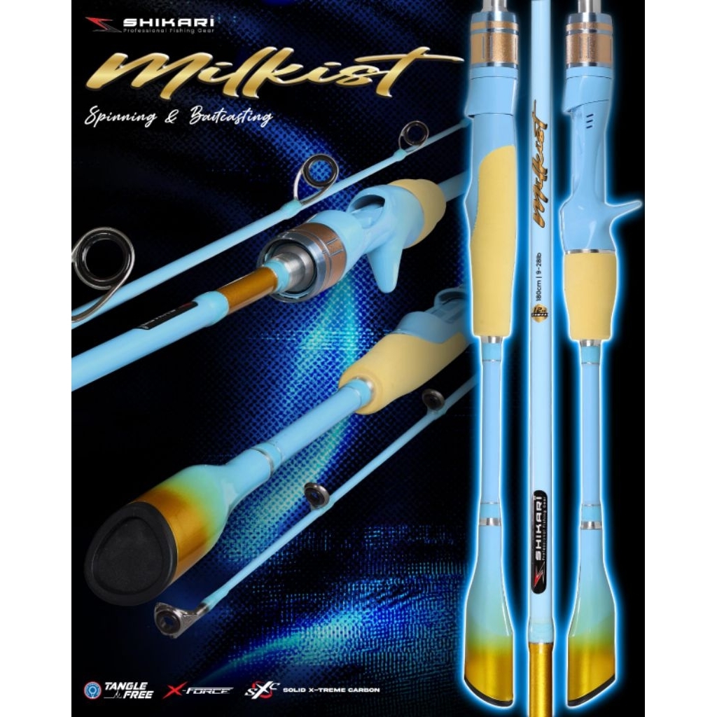 JORAN SHIKARI MILKIST 180 bc / CARBON SOLID BAIT CASTING
