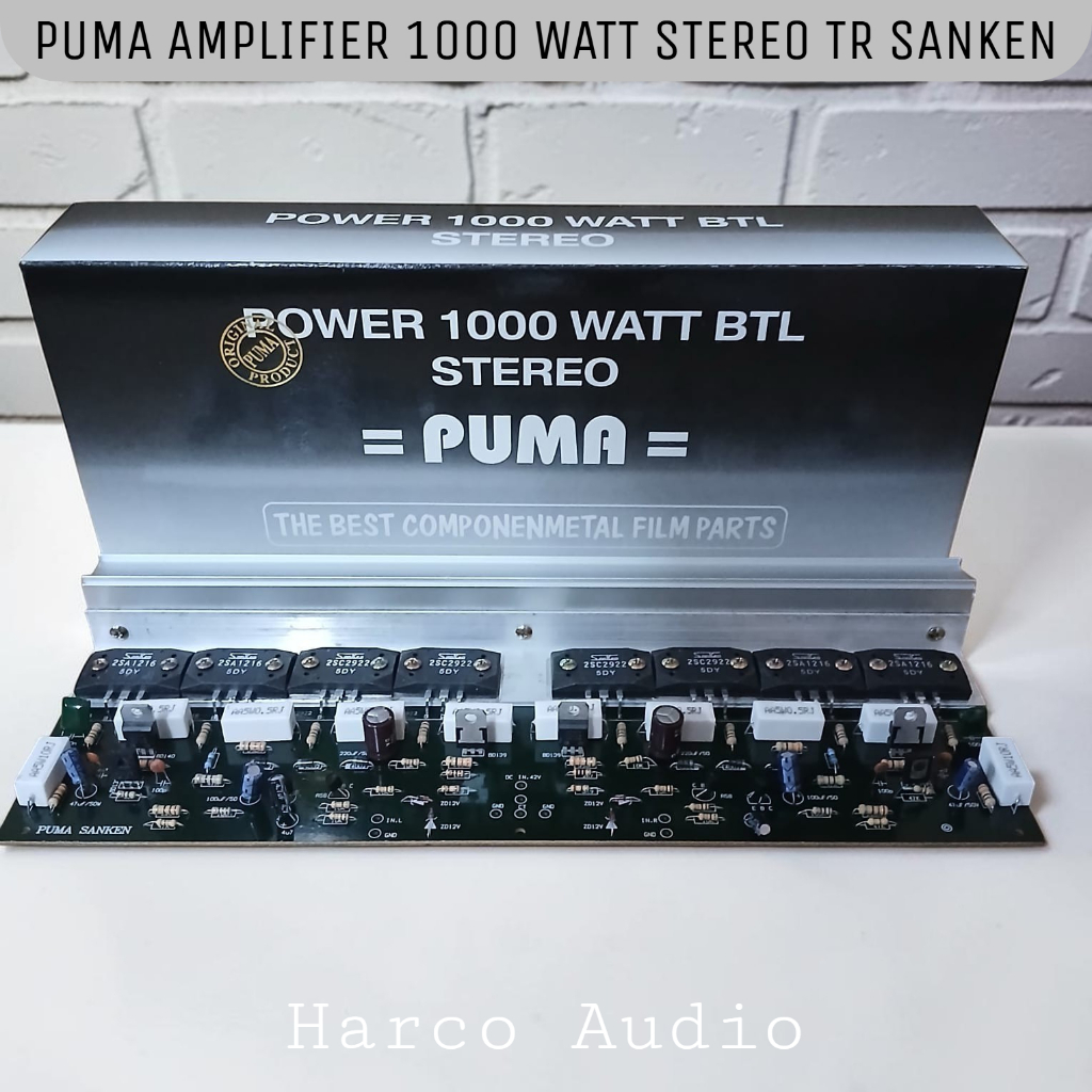 Kit Power Amplifier 1000 Watt Stereo TR Sanken Puma Product