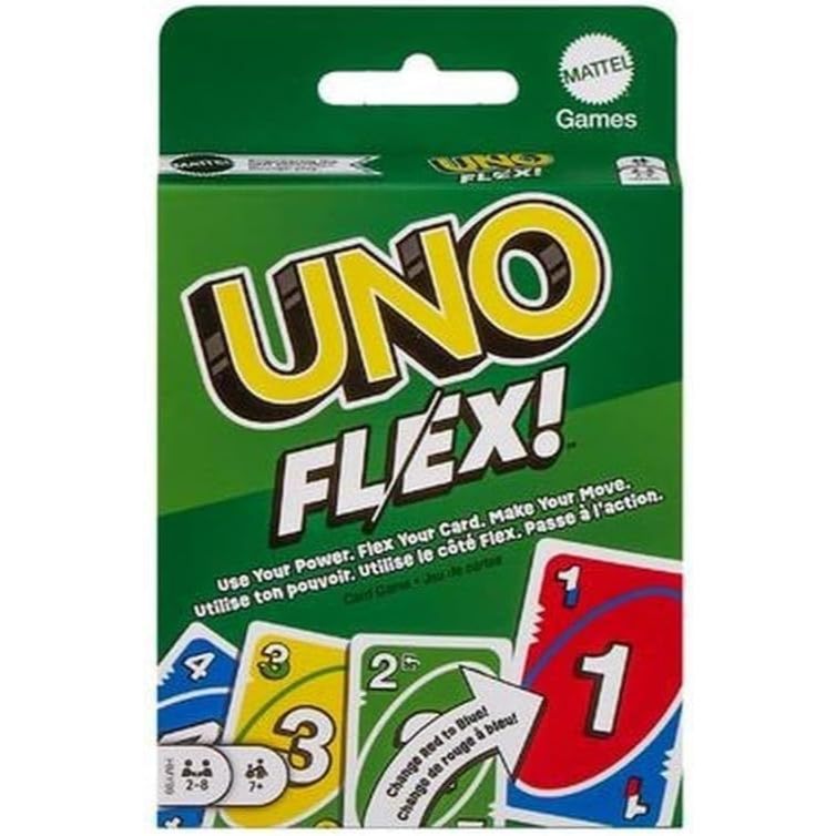 UNO FLEX CARD GAME ORIGINAL MATTEL GAMES PERMAINAN KARTU UNO FLEX BOARD GAME FAMILY GAMES