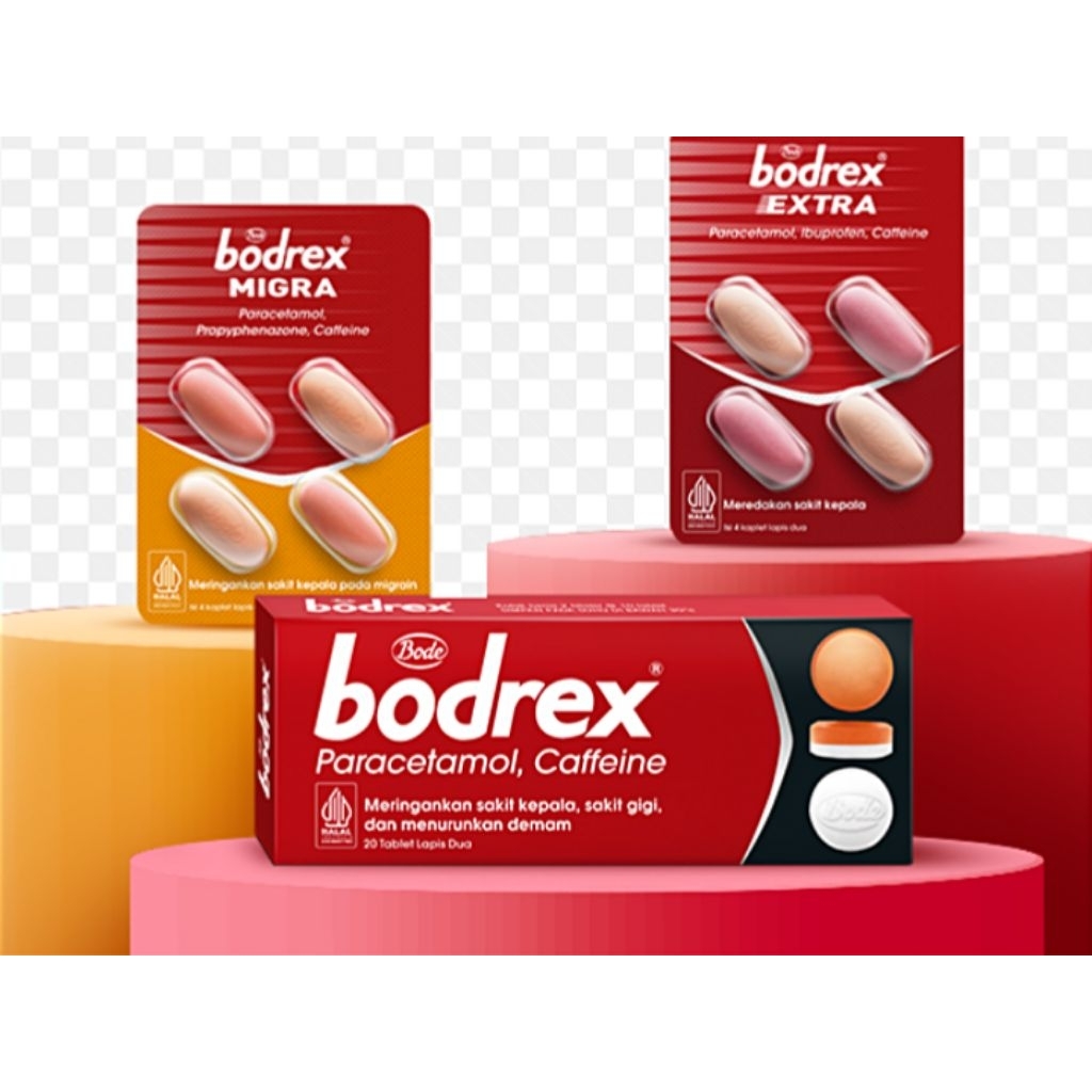 Bodrex Tablet, Bodrex Migra, Bodrex Extra