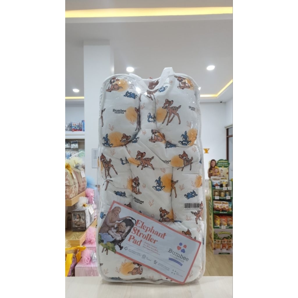 BUMBEE-ELEPHANT STROLLER PAD-DEER&BUNNY FULL