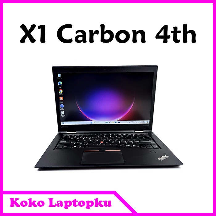 Thinkpad X1 Carbon 4th Gen 4 i7 6th 8GB 512GB - X1 carbon gen 4 gen 6
