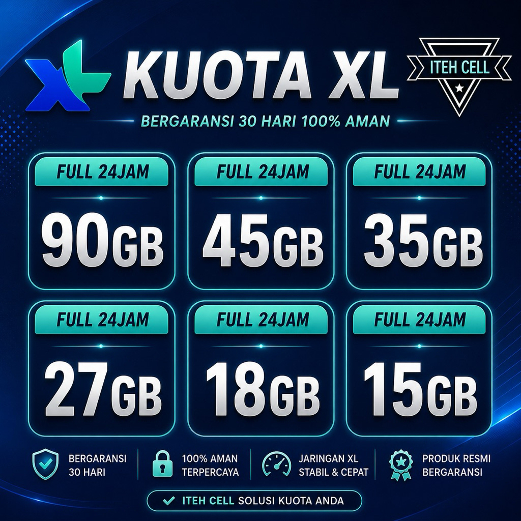 PAKET DATA INTERNET XL COMBO FLEX MINI FULL KUOTA 24JAM