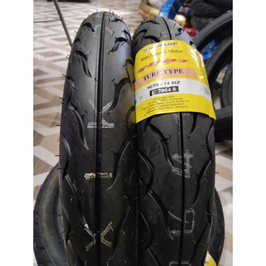 BAN LUAR DUNLOP 90/90-14 T900 TUBE TYPE