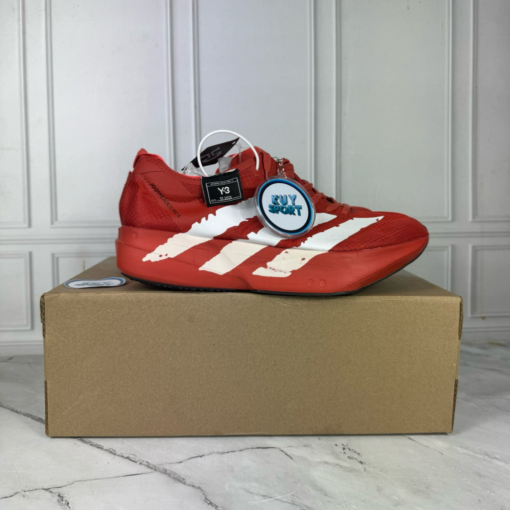 Sepatu Adizero adios Pro 4 Y-3 Merah putih