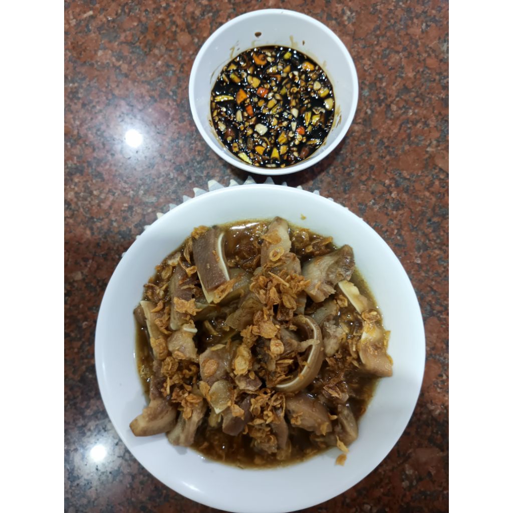 Kuping & Cingur Babi Kecap 1/2 Kg per Pack.