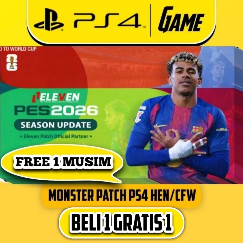 ELEVEN PATCH PES 2026 WINTER UPDATE TERBARU PS4 HEN FREE 1 MUSIM
