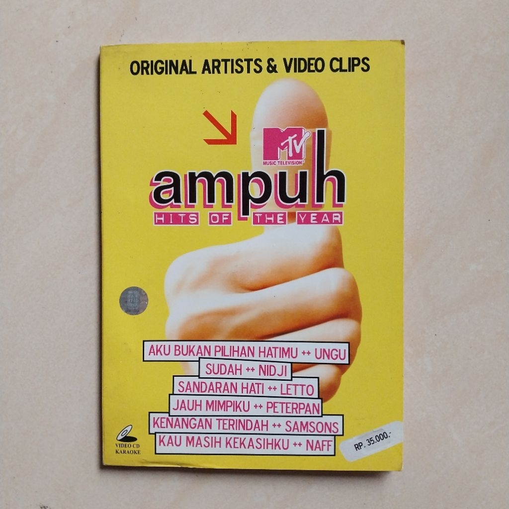 CD MTV AMPUH HITS OF THE YEAR