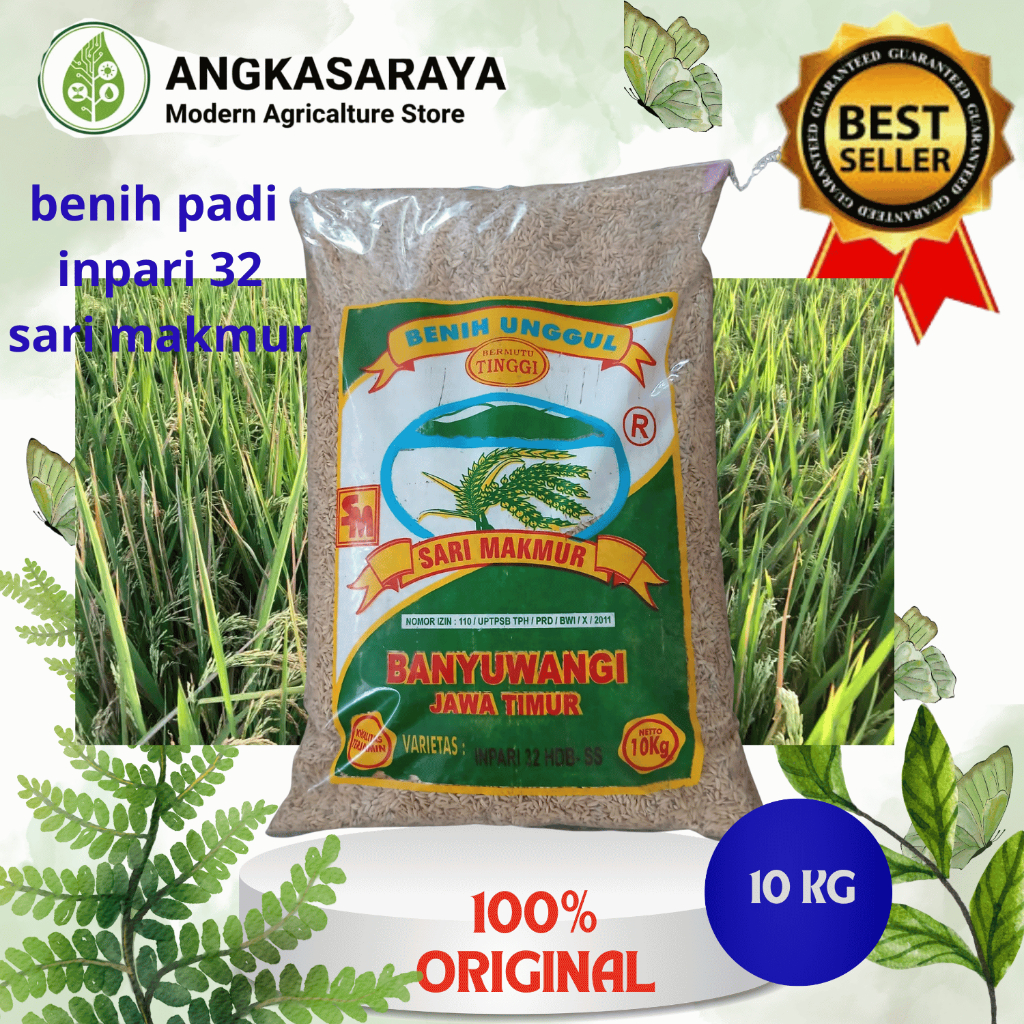 BENIH PADI INPARI 32  SS 10kg SARI MAKMUR