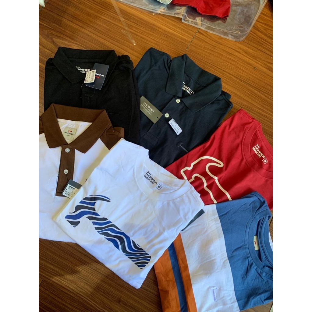 baju pria dewasa sisa eks* hammer original