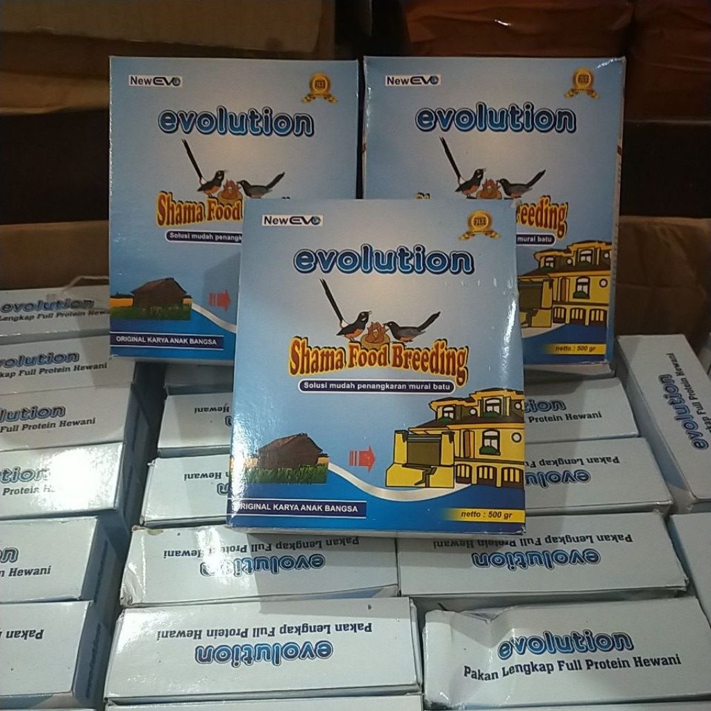 VOER EVOLUTION VOER EVO SHAMA FOOD BREEDING VOER UNTUK TERNAK MURAI