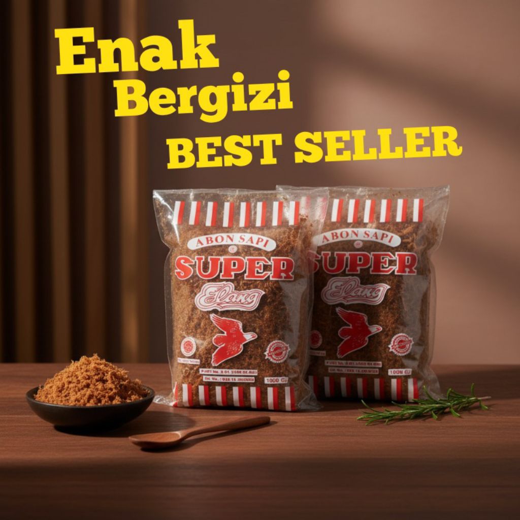 Abon Sapi Asli Abon Sapi Super Cap Elang Asli Boyolali 250gr