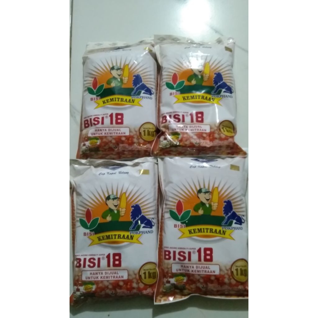 Benih Jagung Bisi 18 Kemitraan Kemasan 1kg